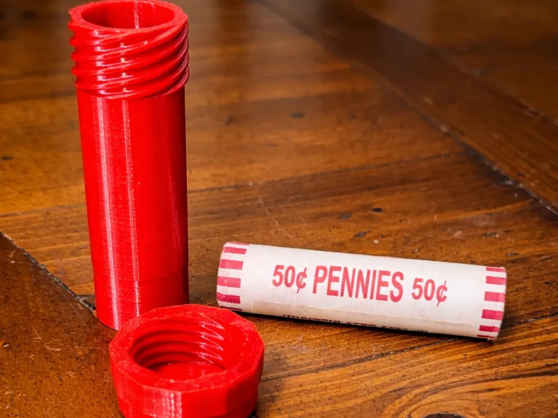 US Penny Roll Tube