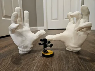 Master Hand & Crazy Hand from Super Smash Bros.