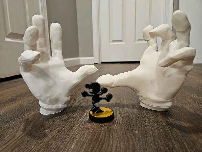 Master Hand & Crazy Hand from Super Smash Bros.