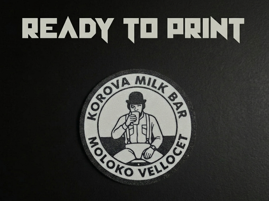 Alex DeLarge - Korova Milk Bar Coaster