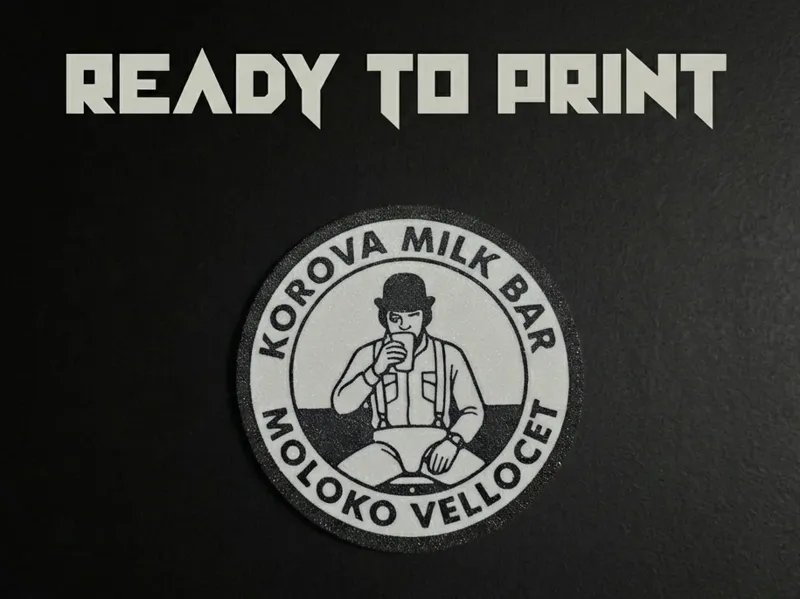 Alex DeLarge - Korova Milk Bar Coaster