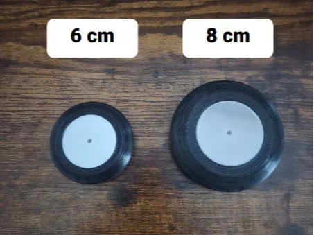 3d printed RC plane wheels 6cm/8cm