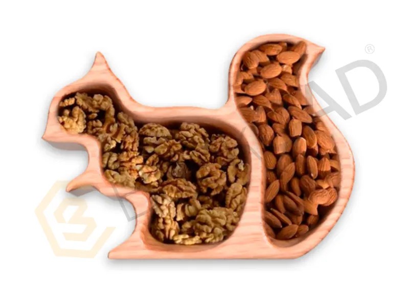 Squirrel shape for nut 