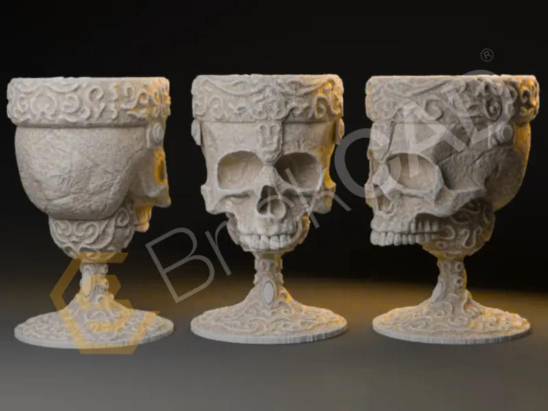 skull cup