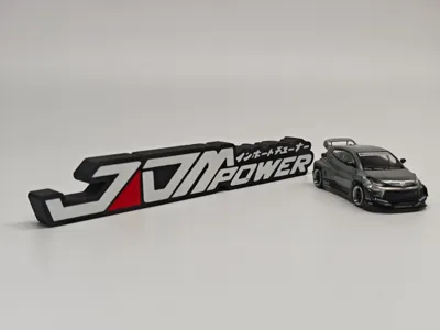 JDM power 1/64 Scale Model Display Stand Backdrop