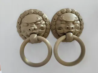 狮头门环冰箱贴