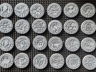 Mario Kart 8 Deluxe 24 Cup Tokens