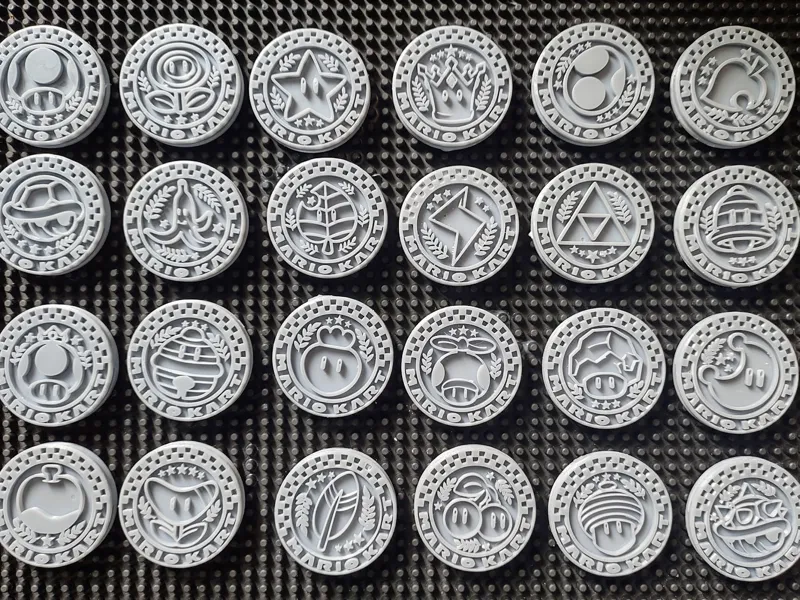 Mario Kart 8 Deluxe 24 Cup Tokens