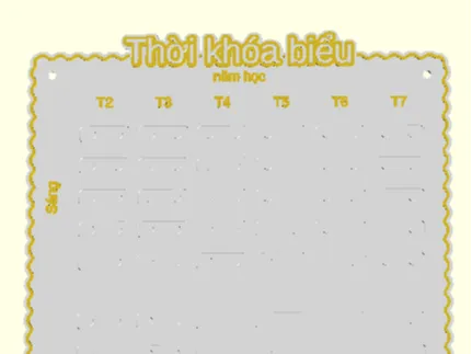 Thời khóa biểu