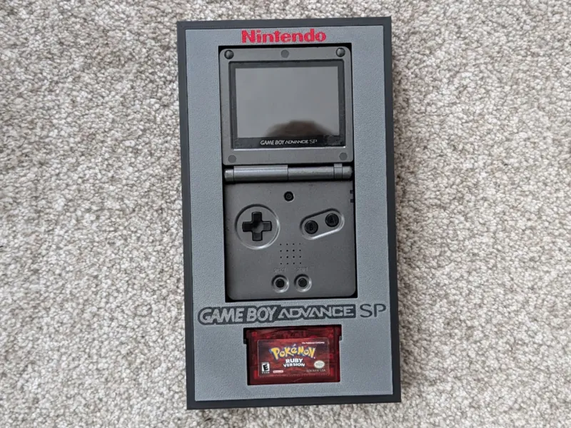 GameBoy Advance SP Shadowbox Display