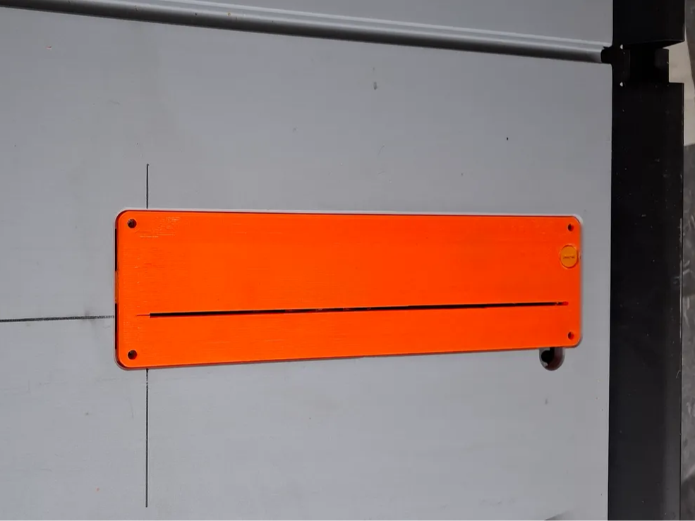 Zero clearance insert for Metabo TS 254 M