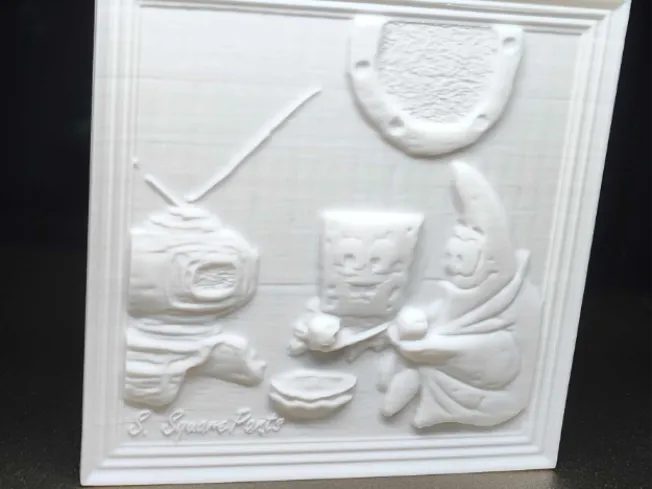 Spongebob Relief sculpture