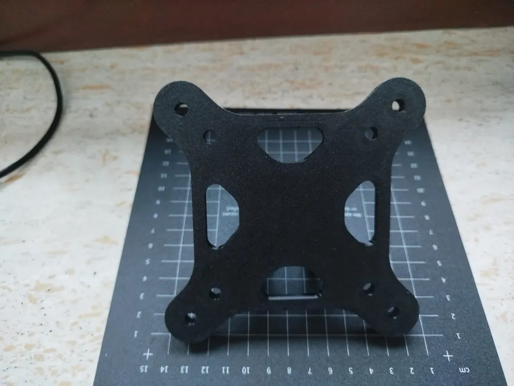 VESA 75/100 mm adjustable bracket - Free 3D Print Model - MakerWorld