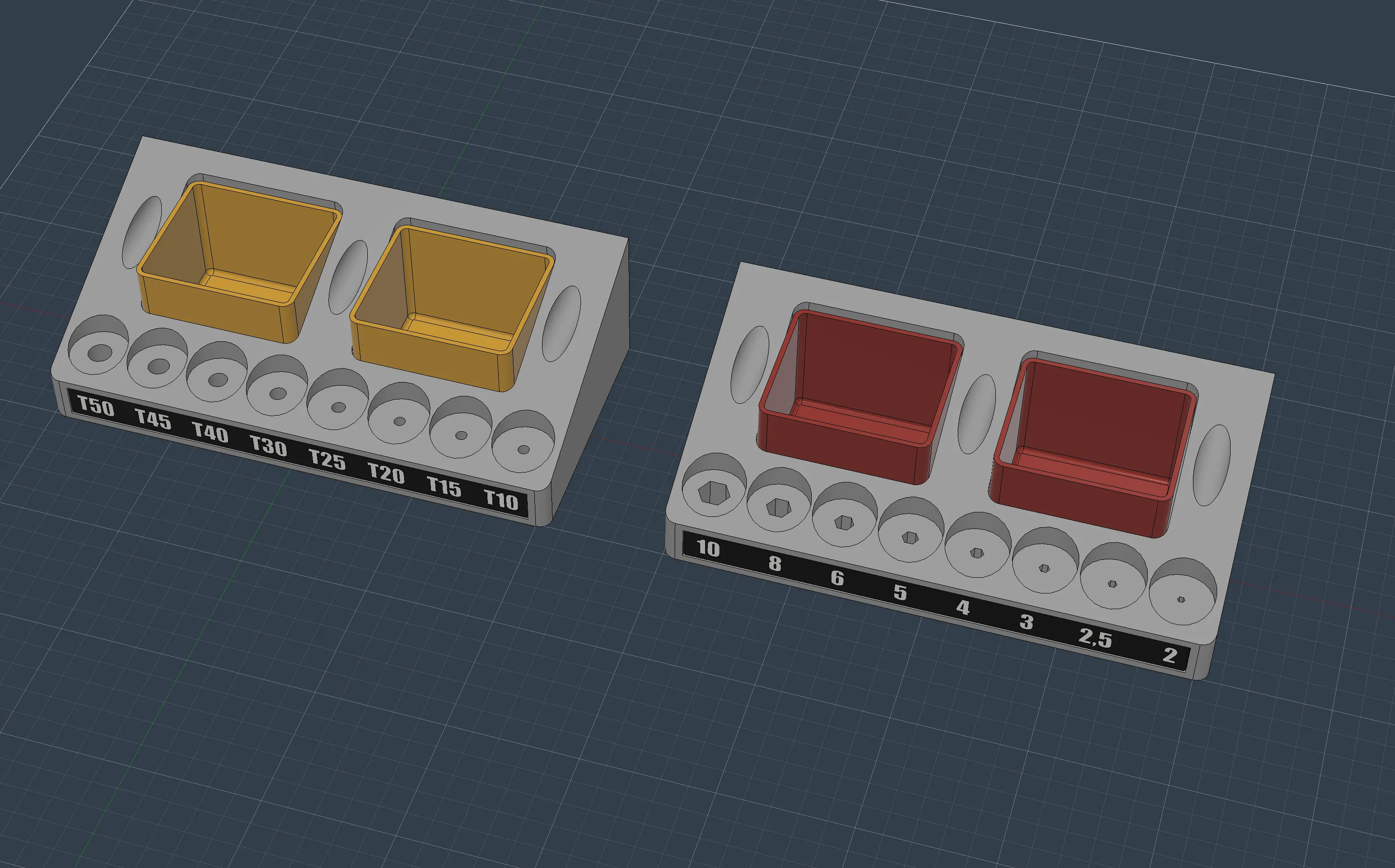 Stable Torx & Allen Key Wall Mount - Free 3D Print Model - MakerWorld