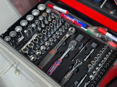Socket Organizer for Würth Tool Cart 