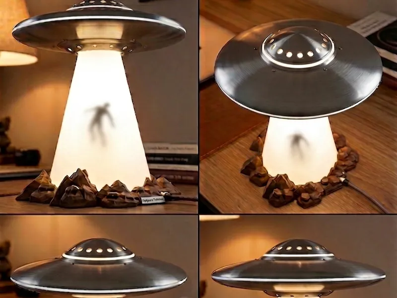 UFO Kidnap Desklamp