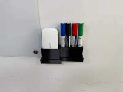 Whiteboard Marker & Eraser Storage Box