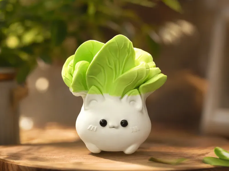 呆萌可爱小菜喵