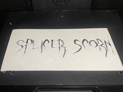 Stencil - "Splicer Scorn" 