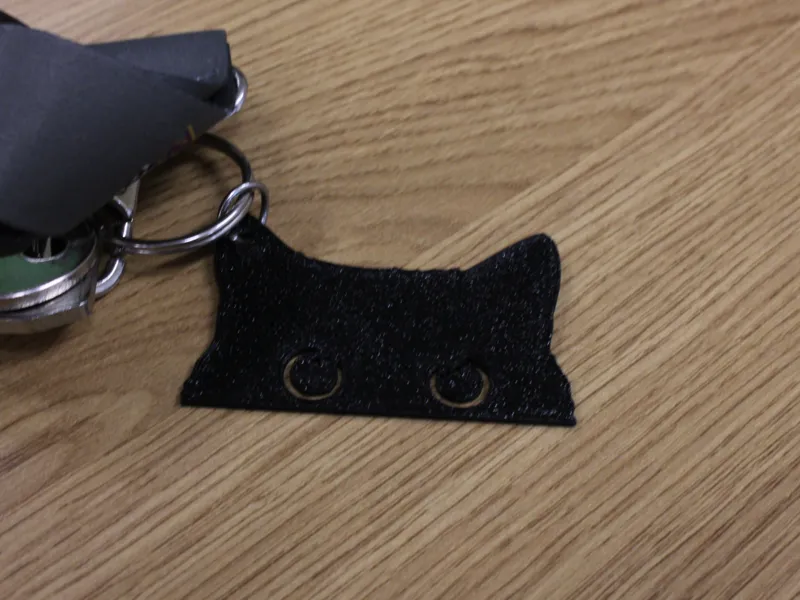 cat keychain