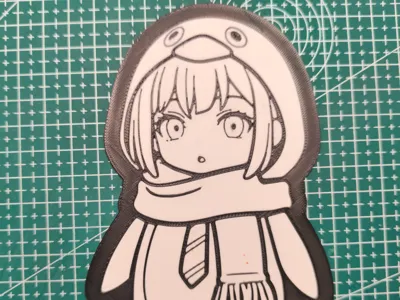 Cute Chibi Takamatsu Light Penguin Costume Fridge Magnet, requires AMS