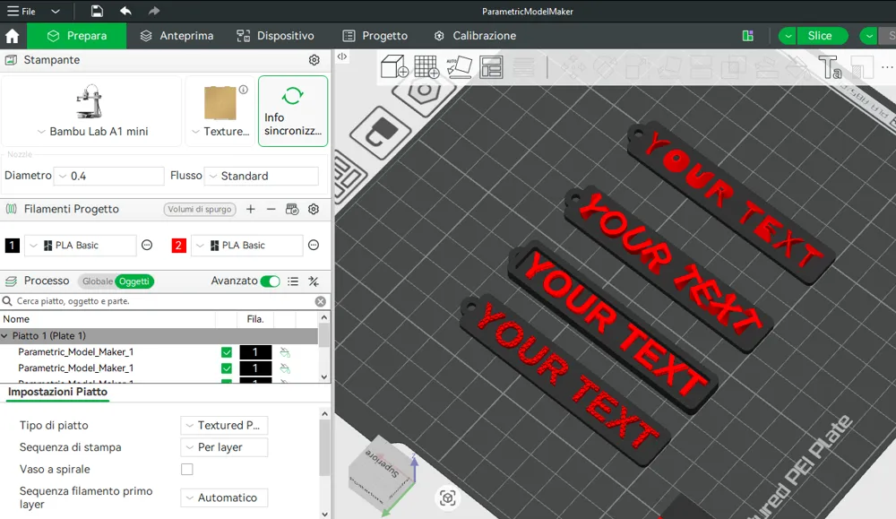 Ultra Custom 3D Text Generator Effects Keychain - Free 3D Print Model ...