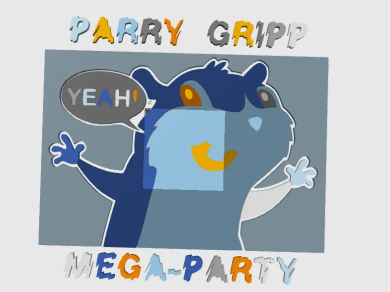 parry gripp mega party album cover