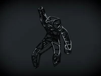 Xenonite Sculpture - Chestnut3D