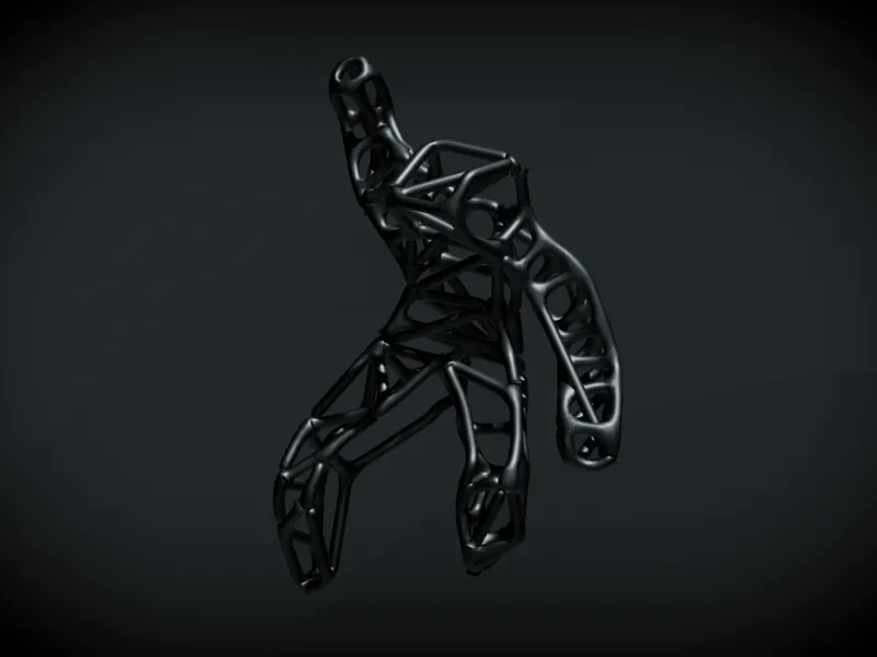 Xenonite Sculpture - Chestnut3D