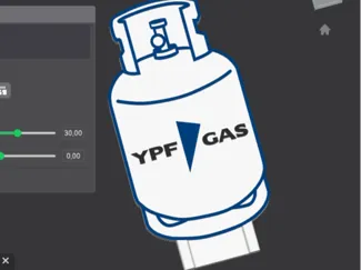 Traba Garrafa YPF GAS