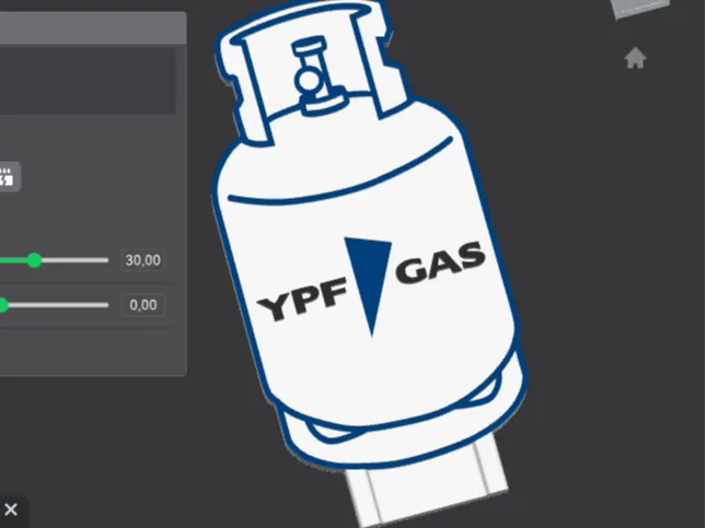 Traba Garrafa YPF GAS