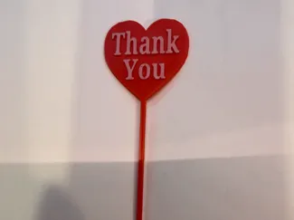Swizle Stick Heart