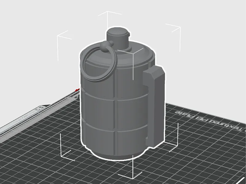 Cosplay Frag Grenade with Belt Clip