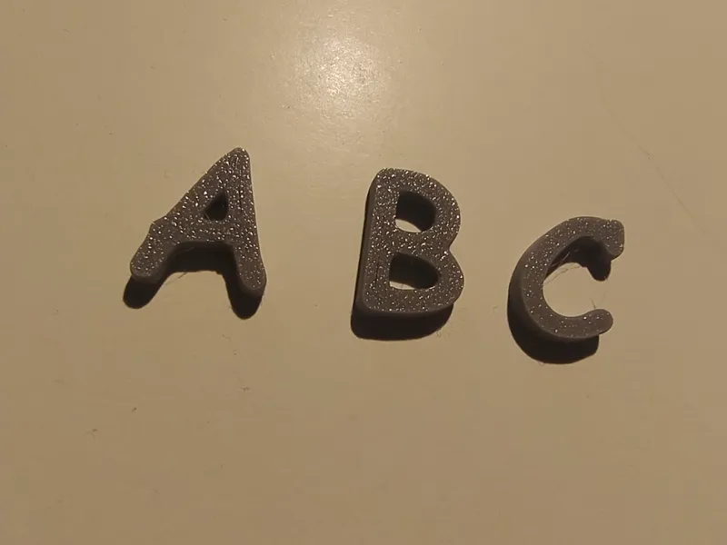 Alphabet in Comic Sans
