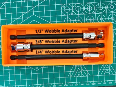 HF Hercules 6in Wobble Socket Adapters Bin