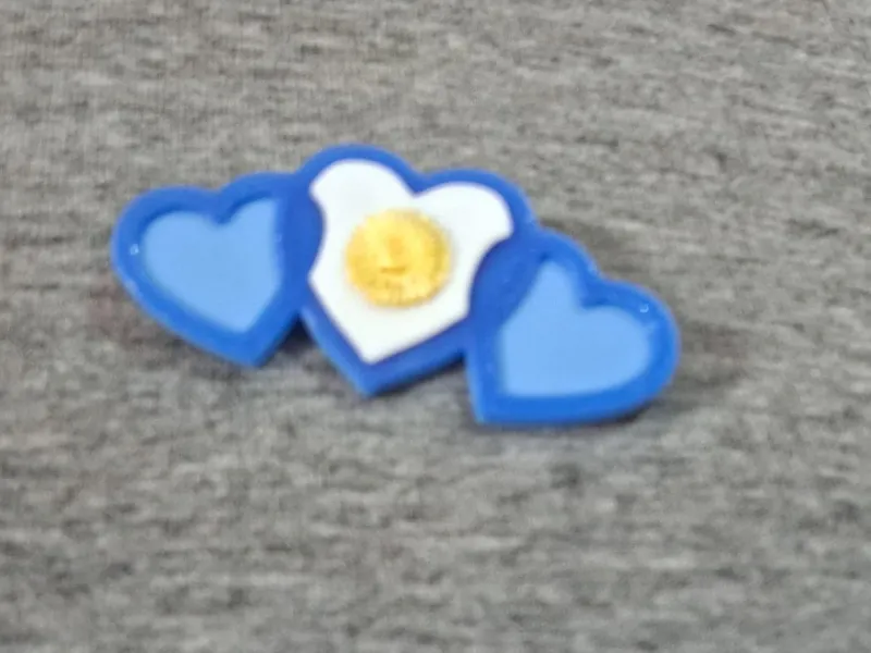 ESCARAPELA 3 CORAZONES