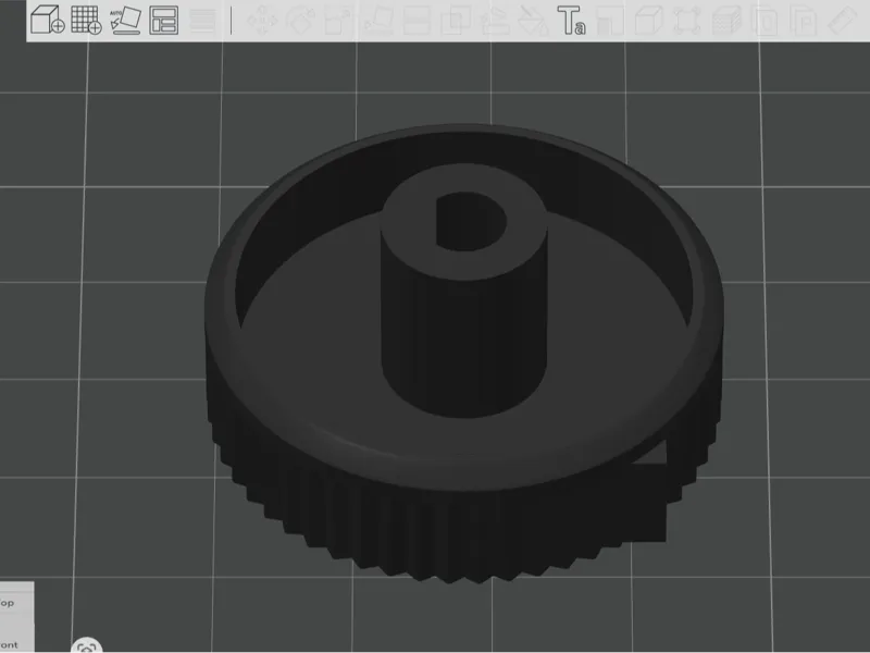 Menuett Airfryer knob
