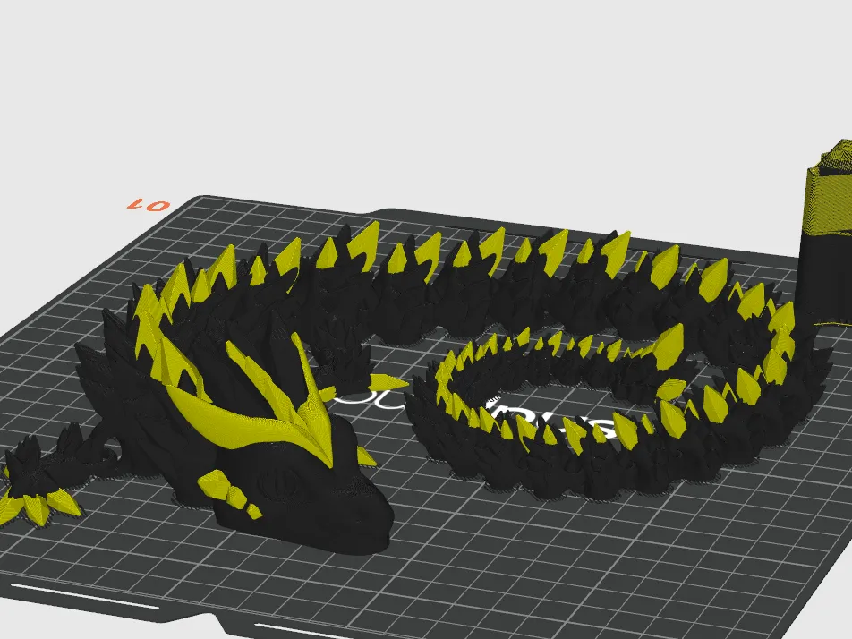 Articulated dragon - Free 3D Print Model - MakerWorld