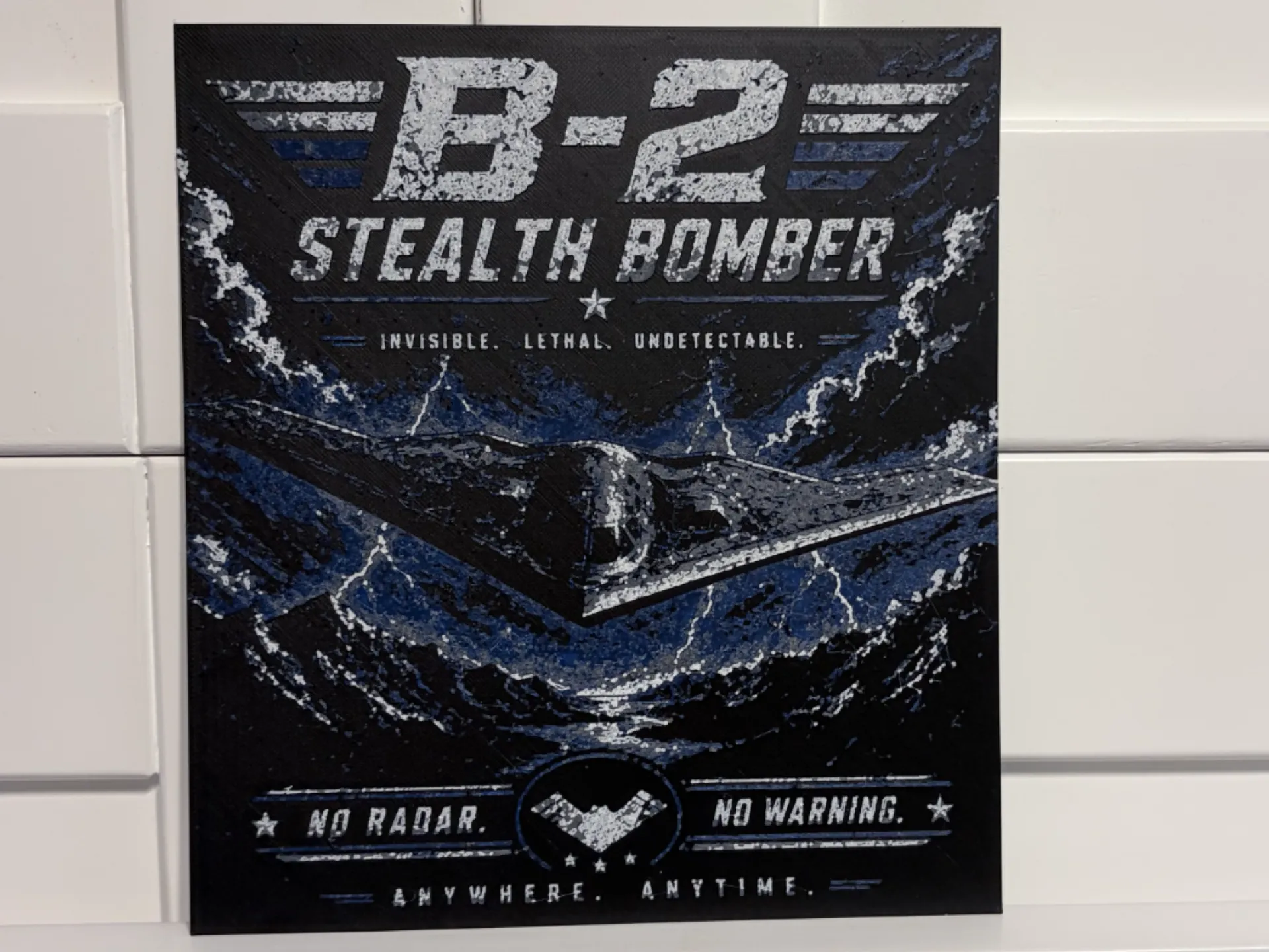B-2 Stealth Bomber Military Wall Art