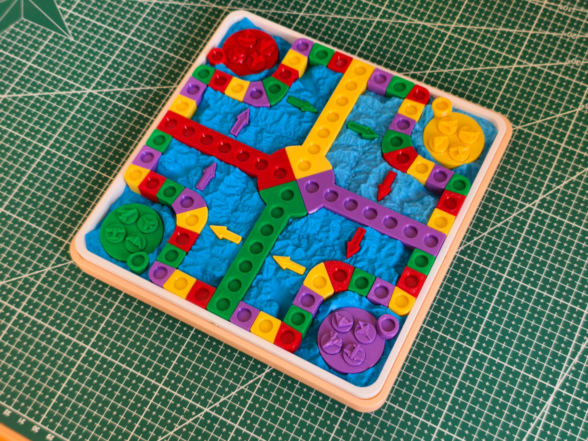 便携式益智飞行棋