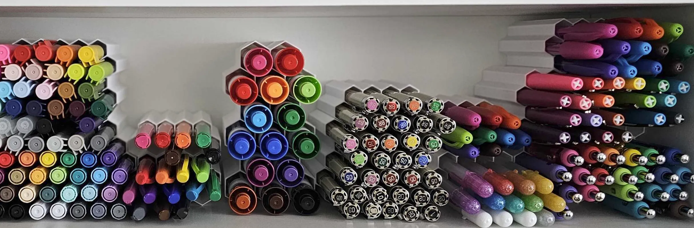 Marker & Pen Organizer - Stackable Modular Storage - Free 3D Print ...