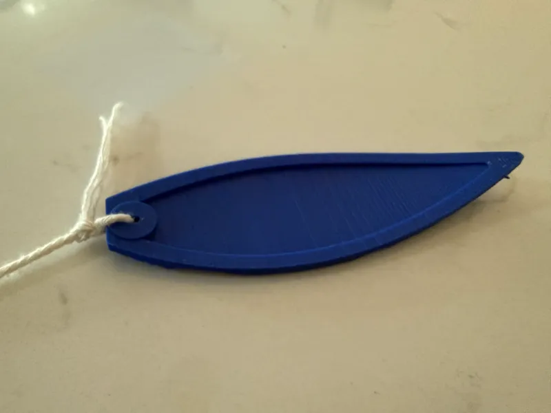 PLA finger surfboard