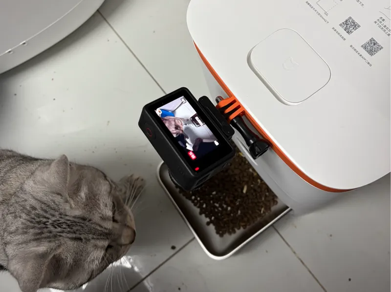 米家宠物喂食器2运动相机支架