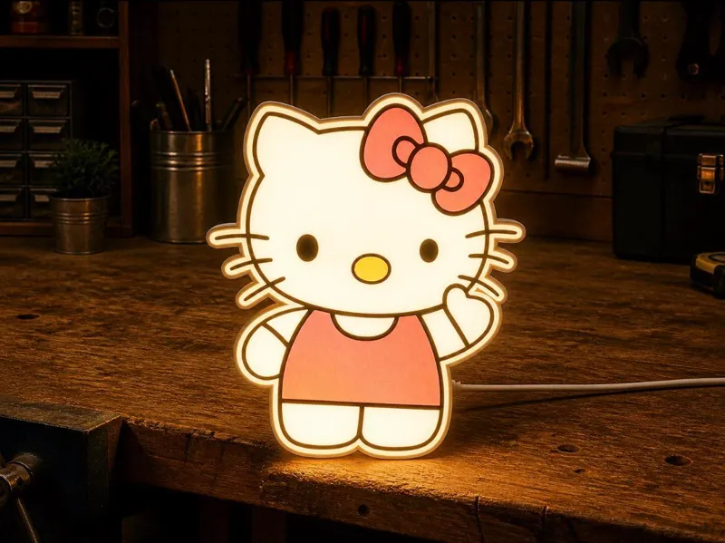 box lumineuse NO AMS : hello kitty