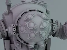 Stylized Underwater Guardian (Big Daddy Inspired)