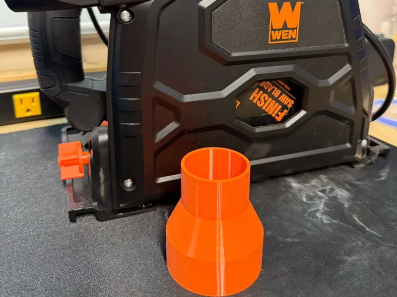 WEN Track Saw CT1274 Shopvac Adapter