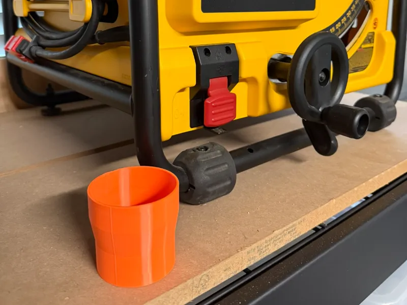 DeWalt Table Saw (DW745) Shopvac Adapter