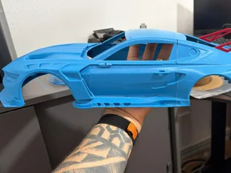 Ford Mustang bodyshell 1:10