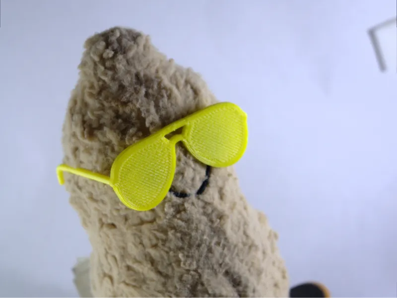 jelly cat Peanut Pilotenbrille