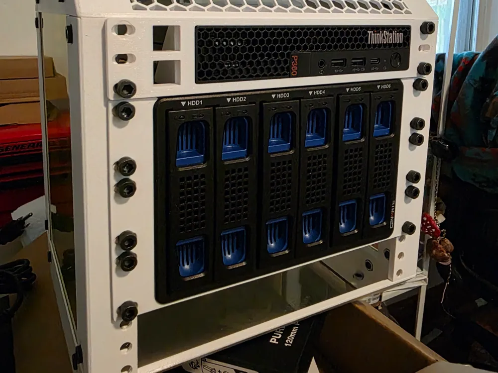 Lab Rax Fans CenMate 6 Bay 10in Rack Lab Rax Enclosure 3U - Free 3D Print Model ...